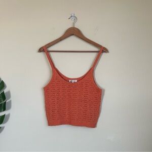 Madewell Crochet Crop Tank